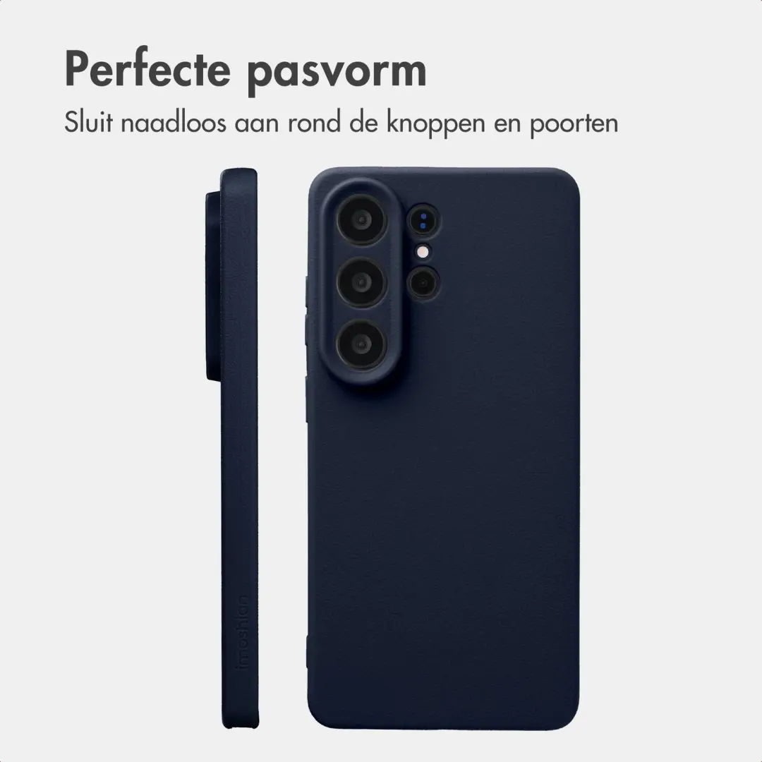 Imoshion Texture Backcover Samsung Galaxy S26 Ultra - Donkerblauw - afbeelding 5 van 6
