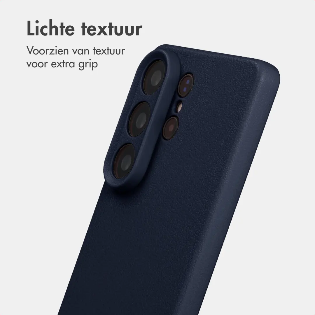 Imoshion Texture Backcover Samsung Galaxy S26 Ultra - Donkerblauw - afbeelding 3 van 6