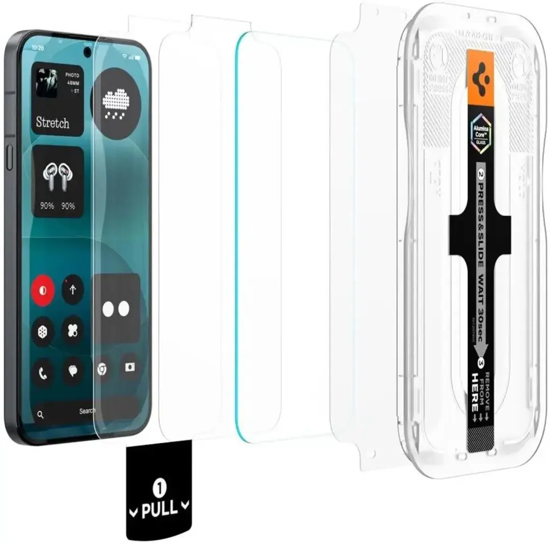 Spigen Glas.tR EZ-FIT Pro AGL11681 - Nothing Phone (4a) Pro - 2 Stuks - afbeelding 4 van 6