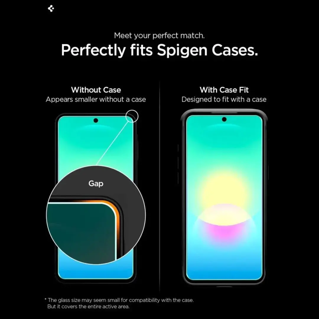 Spigen EZ Fit Glas.tR voor Samsung Galaxy A27 - 2 Stuks - afbeelding 6 van 6