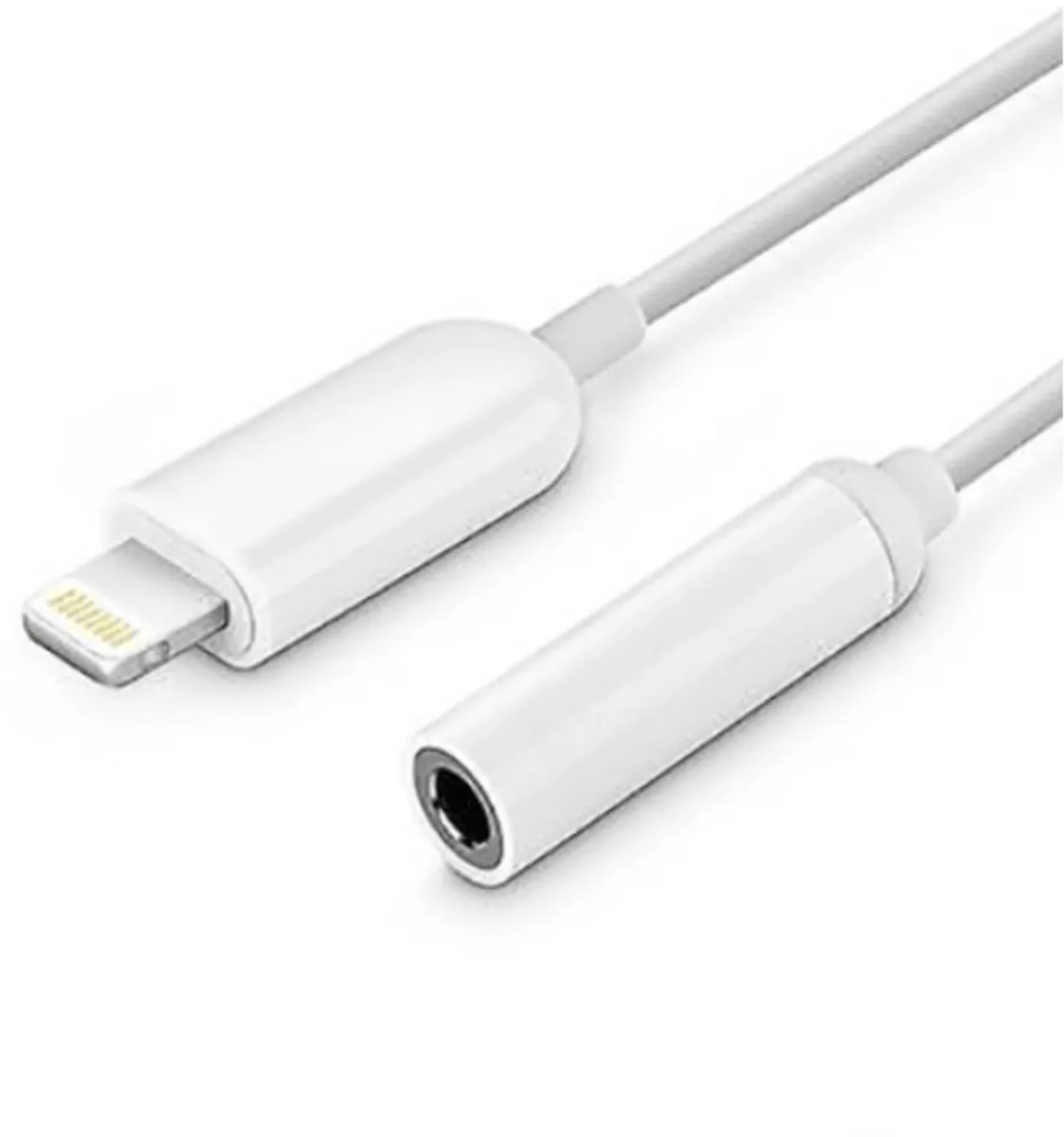 Apple Lightning naar 3.5mm Adapter - Wit