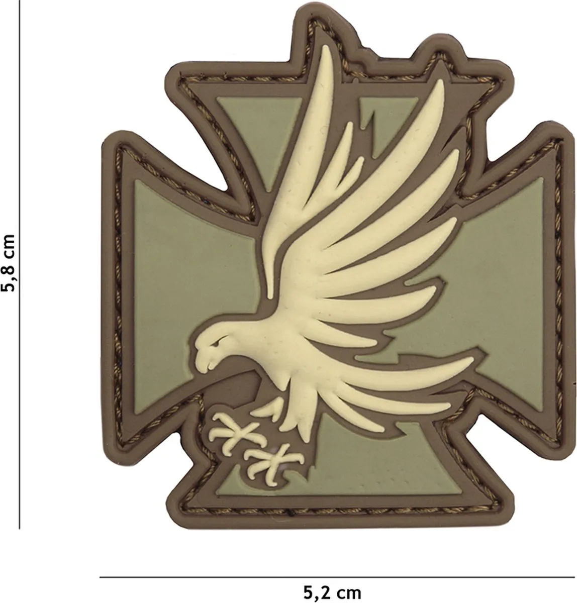 101 Inc Embleem 3D PVC Iron Eagle Coyote 12068