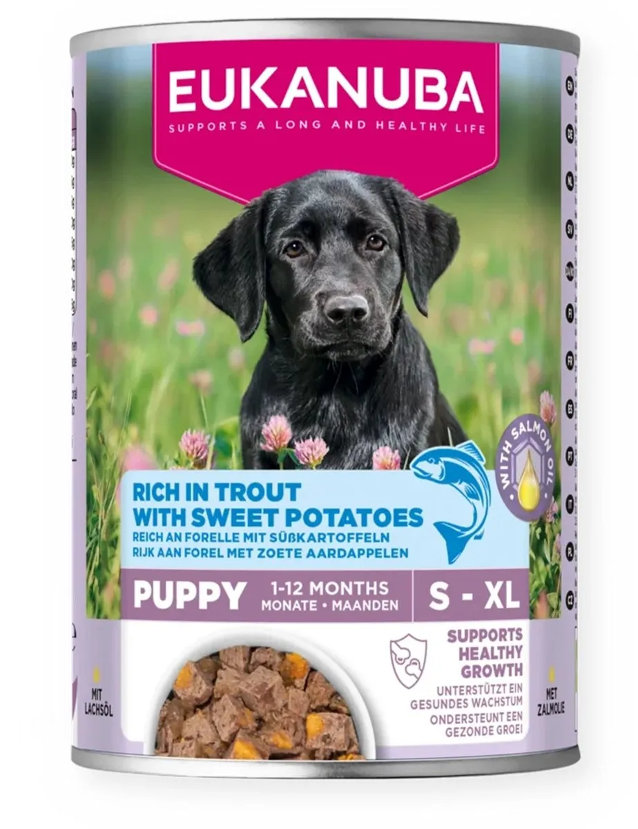 Eukanuba Life Care Dog Hondenvoer Nat Puppy Trout & Sweet Potaties - 400 gr