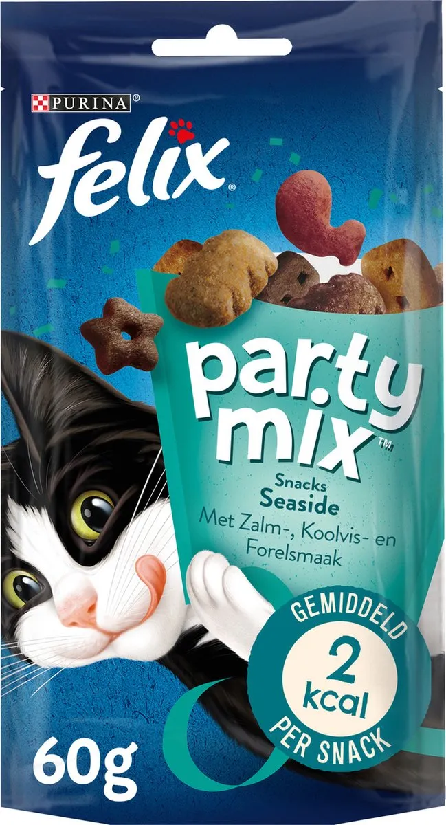 Felix Snack Party Mix Seaside Kattensnack 60g