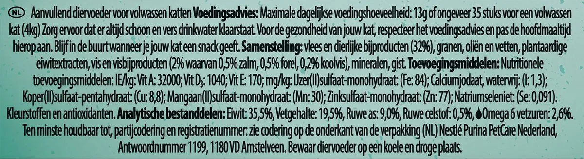 Felix Snack Party Mix Seaside Kattensnack 60g - afbeelding 6 van 6