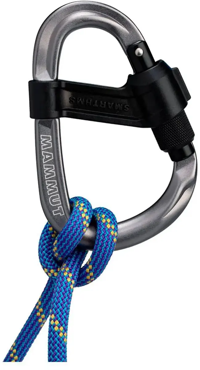 Mammut Smart HMS 2.0 Screwgate Karabiner - Grijs - afbeelding 2 van 6
