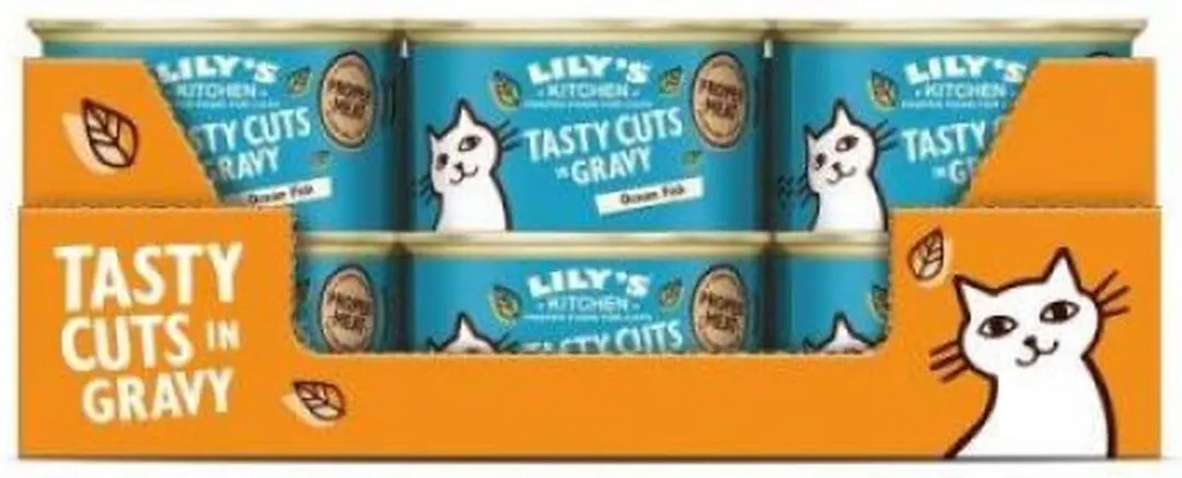 Lily's kitchen ocean fish tasty cuts in gravy kattenvoer 3x 24x85 gr