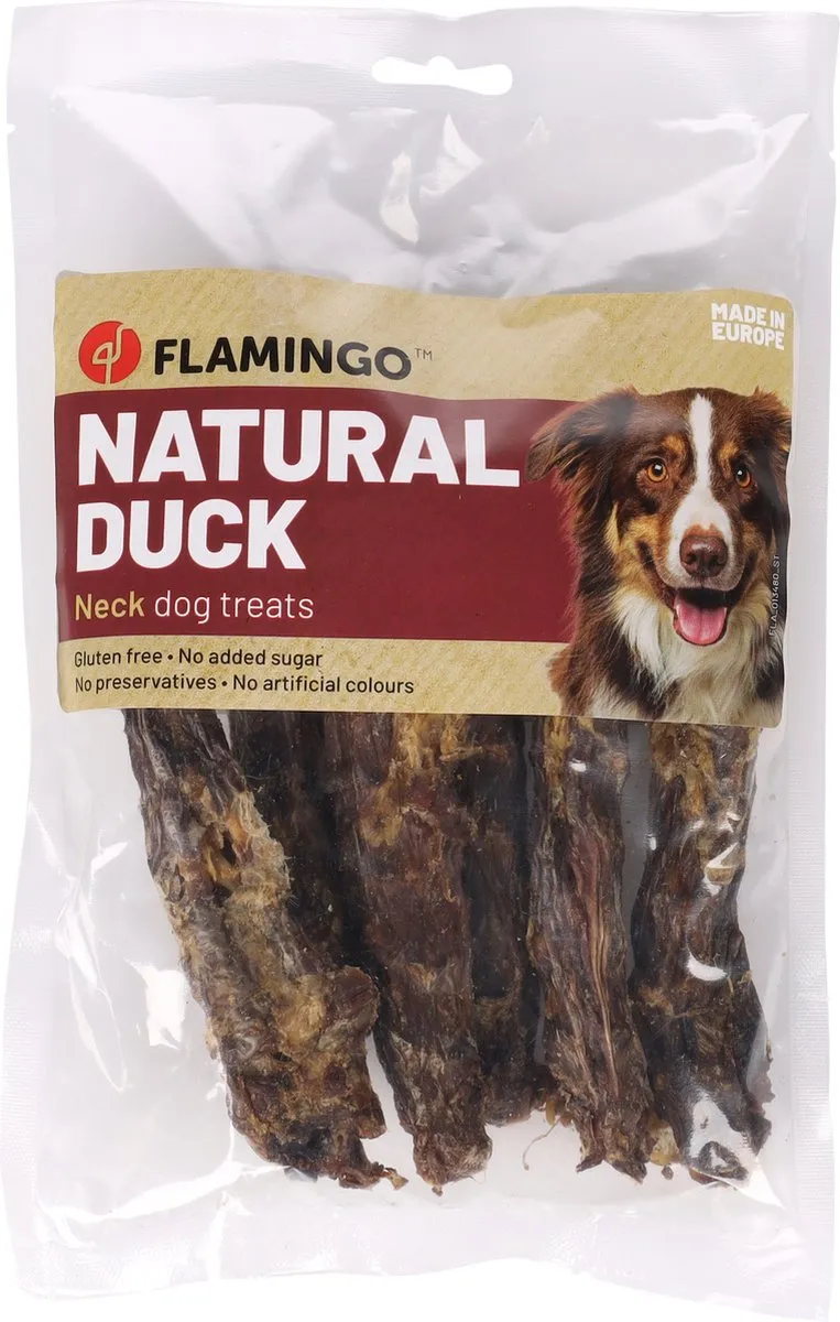 Flamingo Nature Snack Eendennekken 150g