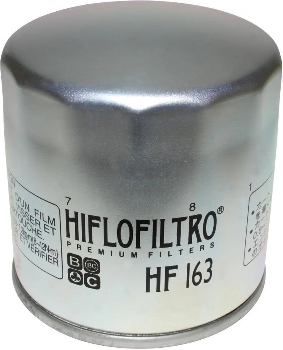 HifloFiltro HF163 Motorfiets Oliefilter - Grijs - afbeelding 2 van 4