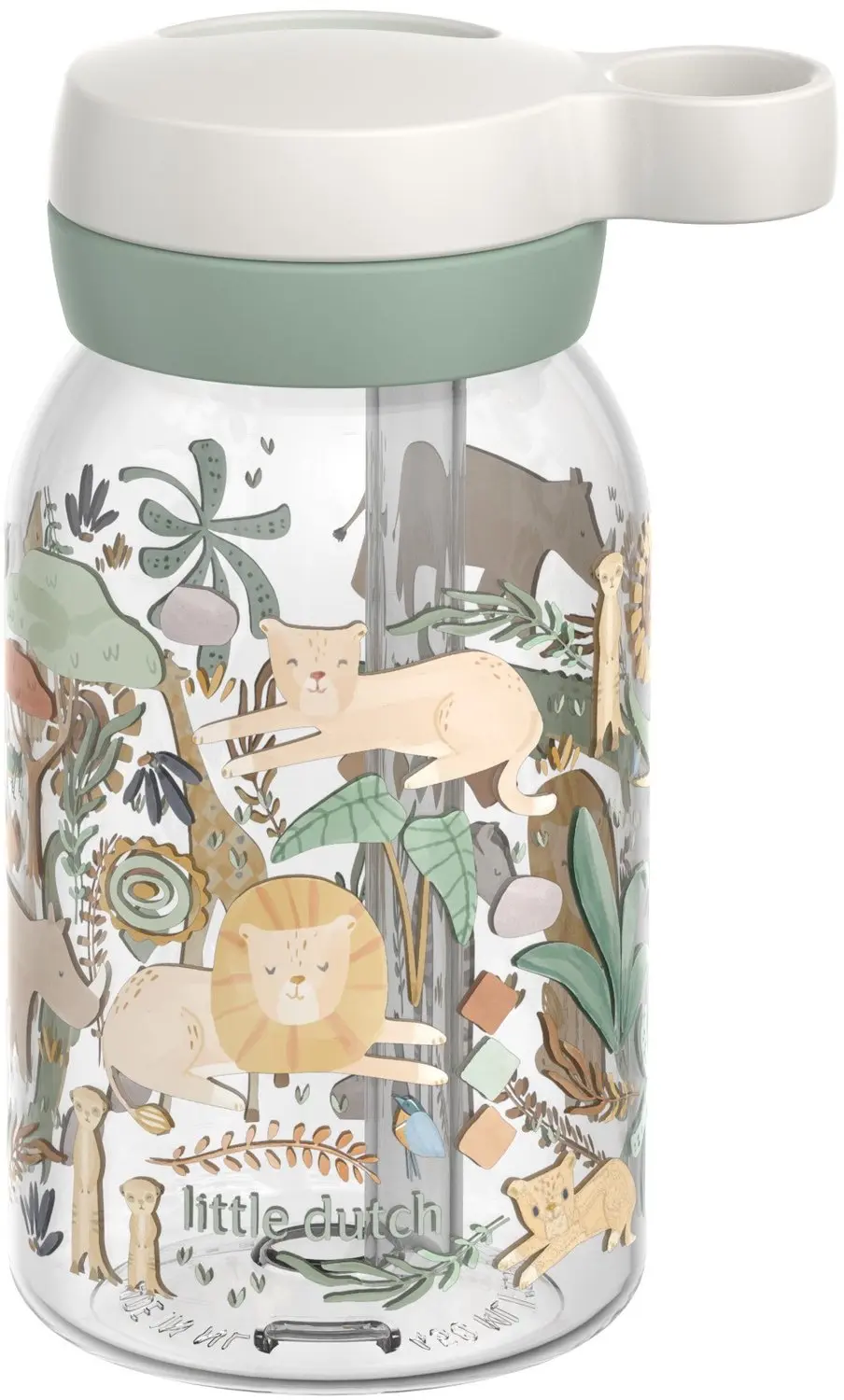 Mepal Drinkfles met rietje Campus Little Dutch