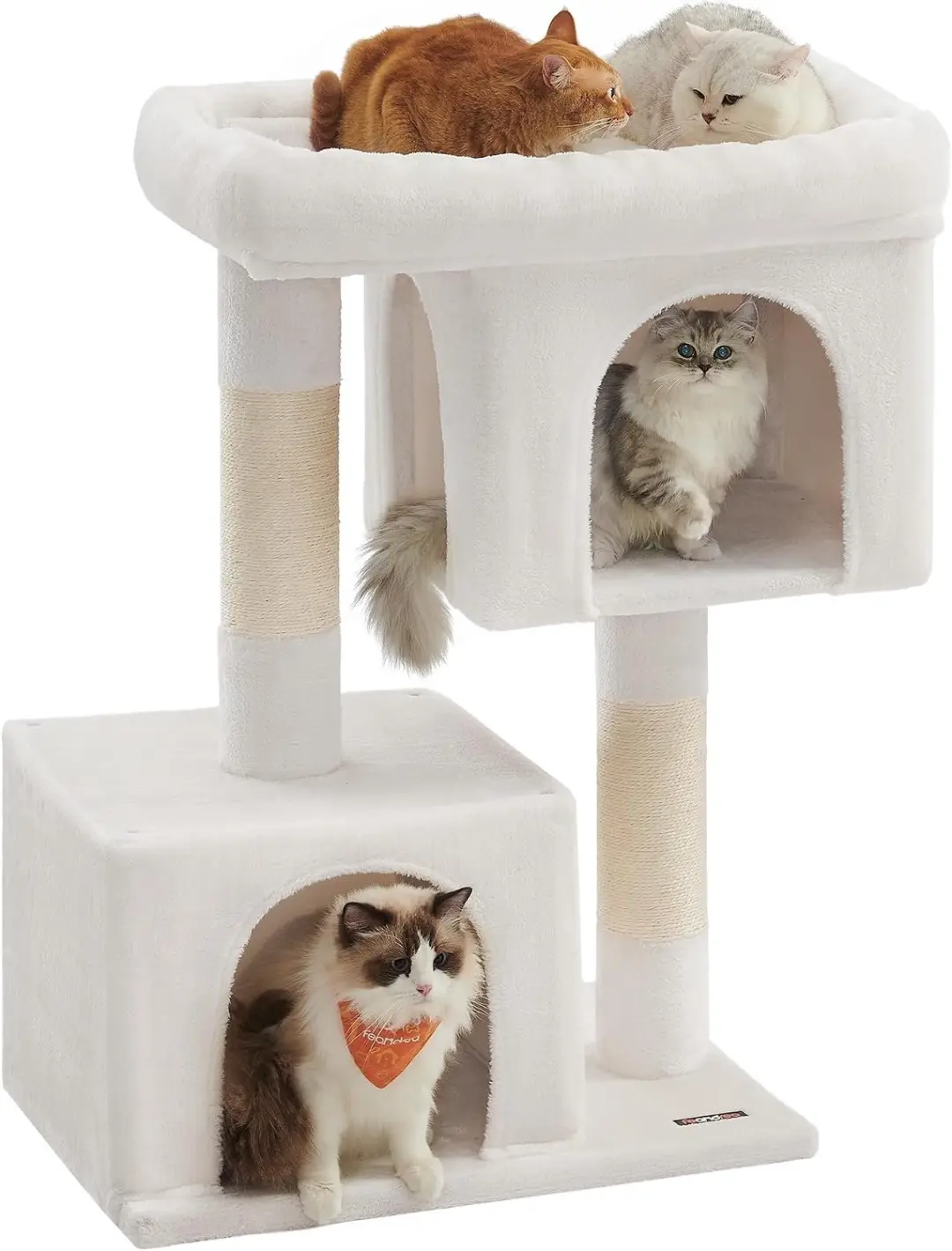 Songmics Krabpaal met Platform en Grotten 101cm
