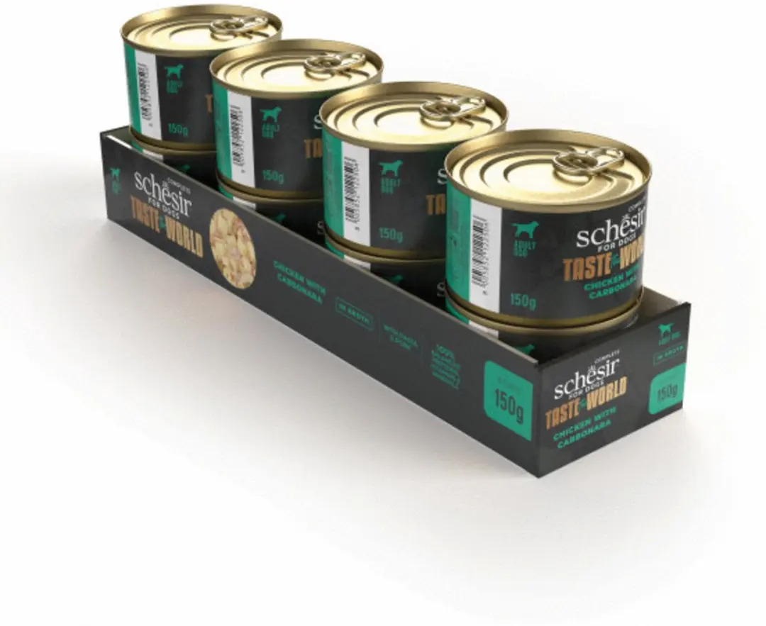 Schesir Taste The World Carbonara Hondenvoer 150g - afbeelding 6 van 6