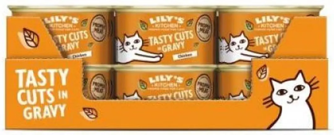 Lily's kitchen simply chicken tasty cuts in gravy kattenvoer 3x 24x85 gr