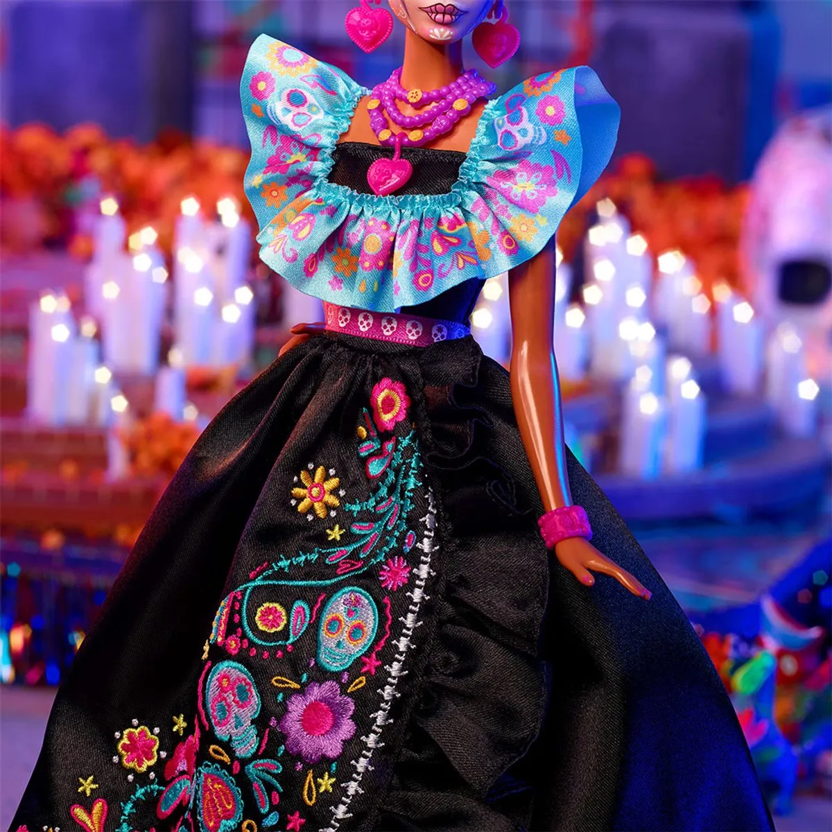 Barbie Dia De Muertos HRM72 Pop - Multicolor - afbeelding 6 van 6