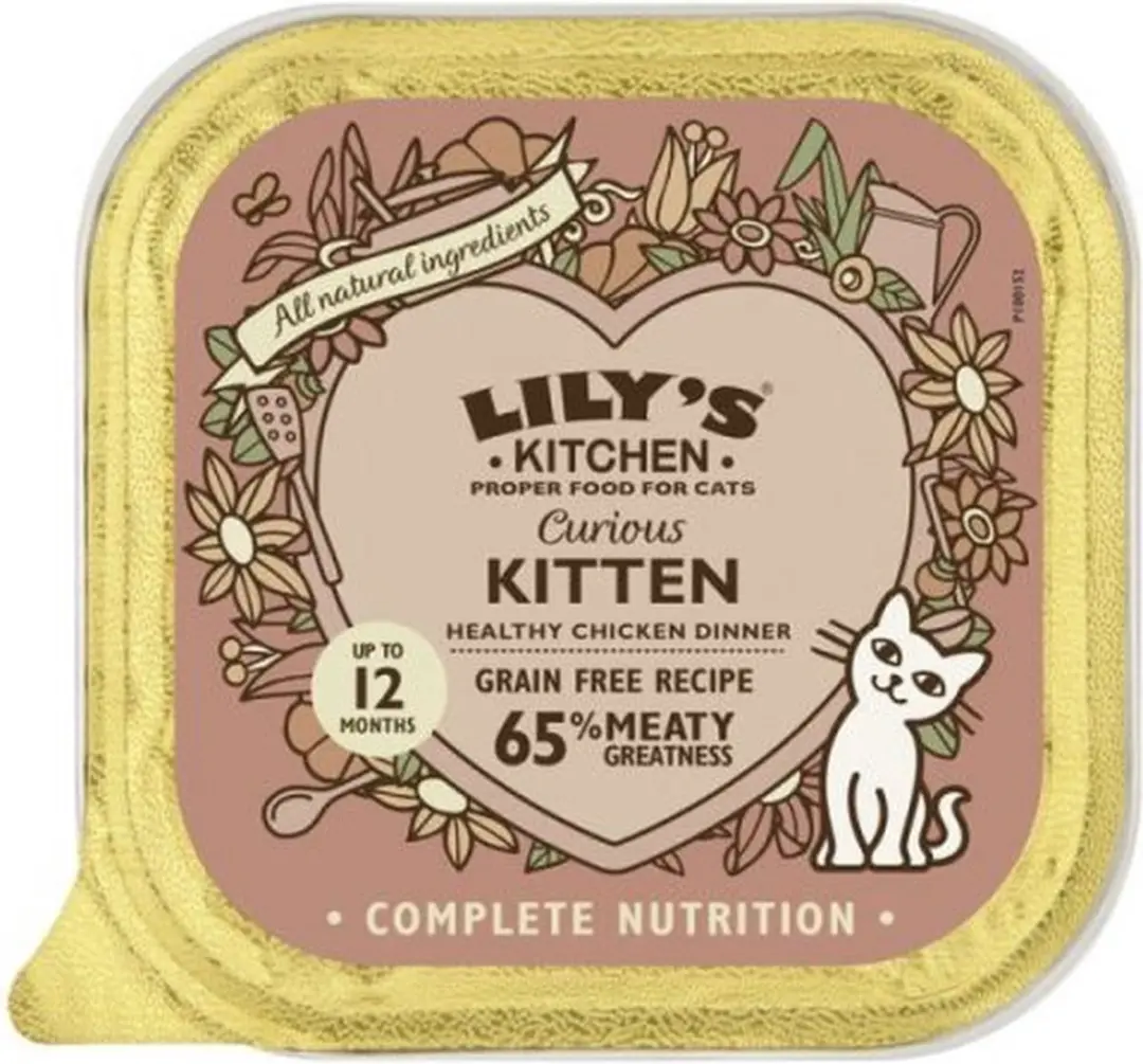 Lily's kitchen cat curious kitten kattenvoer 3x 19x85 gr