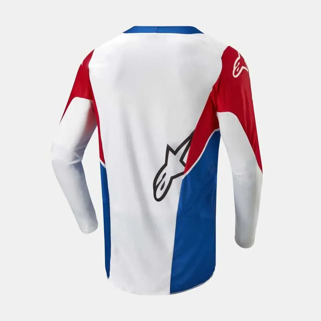 Alpinestars Honda Racer Iconic Jersey XL - Wit Helderblauw Helderrood - afbeelding 5 van 5