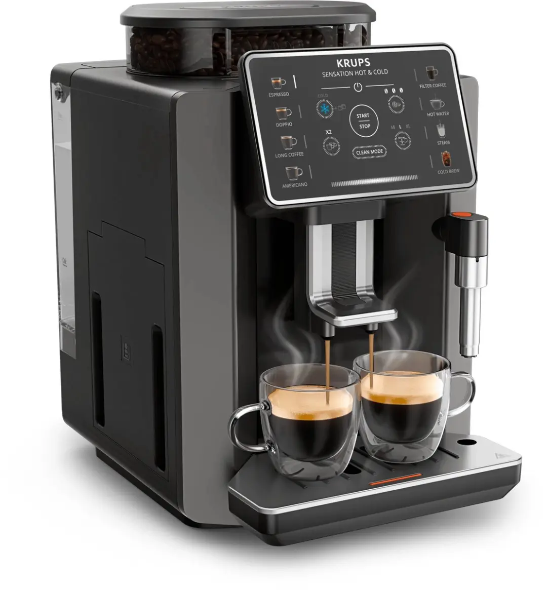 Krups Sensation Hot & Cold EA913H Espressomachine
