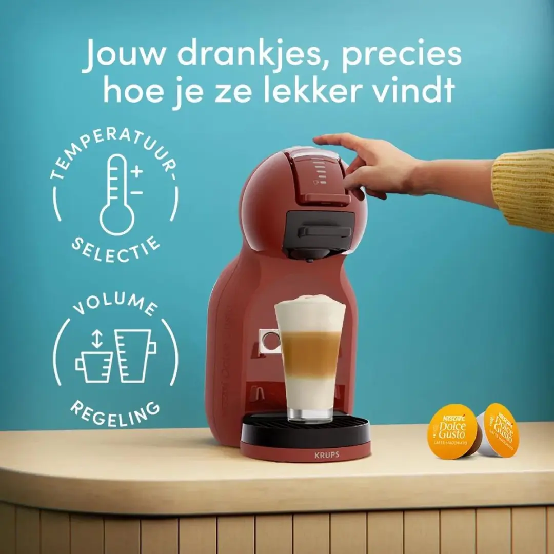 Krups NESCAFÉ Dolce Gusto Mini Me 2 KP1435 - Red Brick - afbeelding 3 van 6