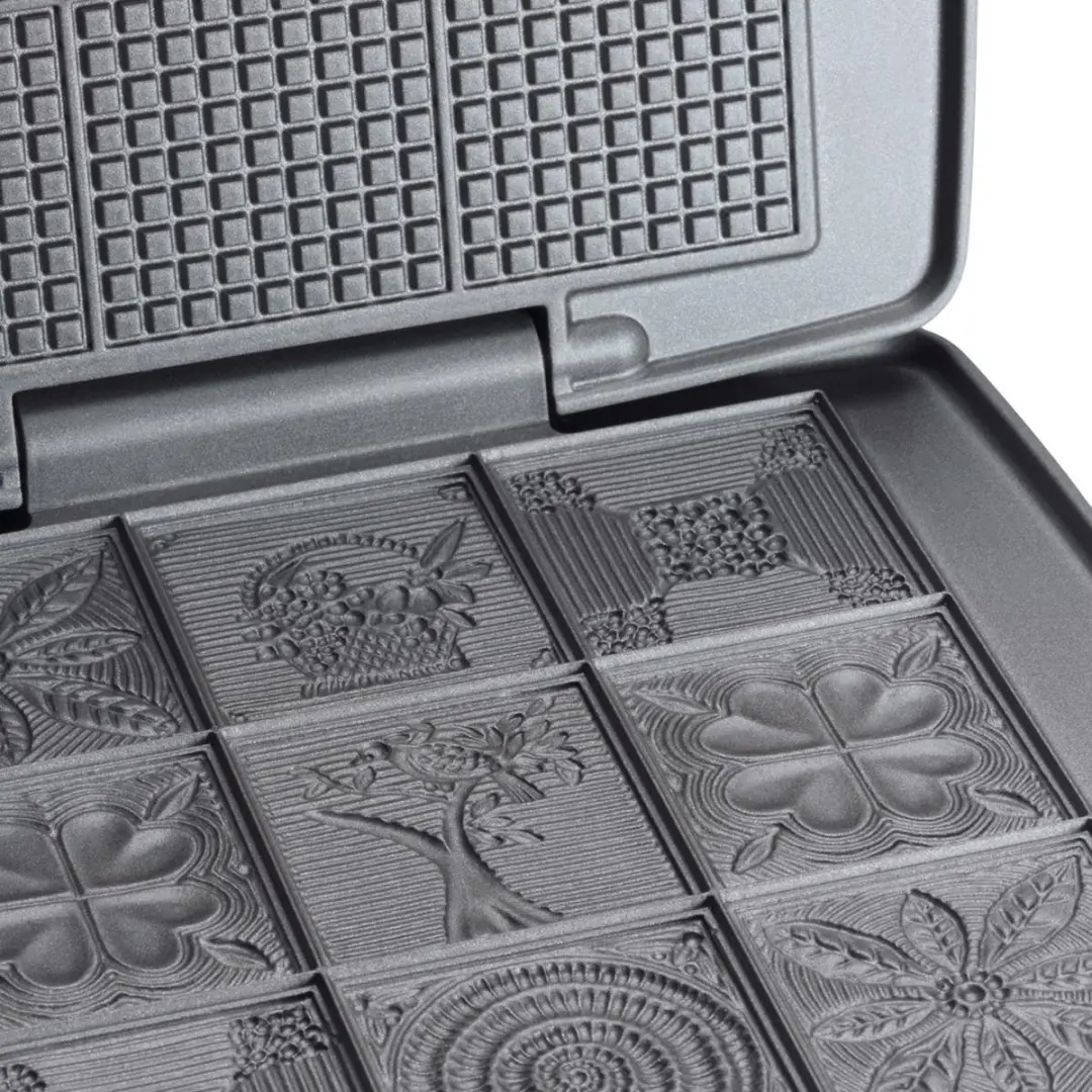 Cloer Kaneelwafelmaker 1431 - 930W - Zilver/Zwart - afbeelding 5 van 5