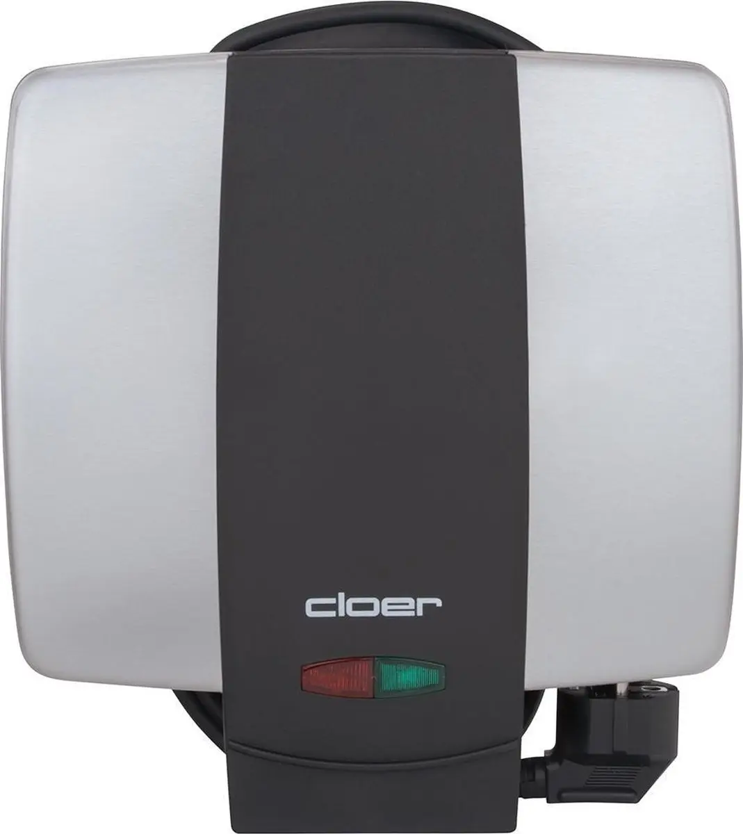 Cloer Kaneelwafelmaker 1431 - 930W - Zilver/Zwart - afbeelding 4 van 5