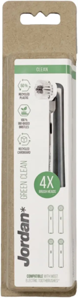 Jordan Green Clean Opzetborstels 4-pack