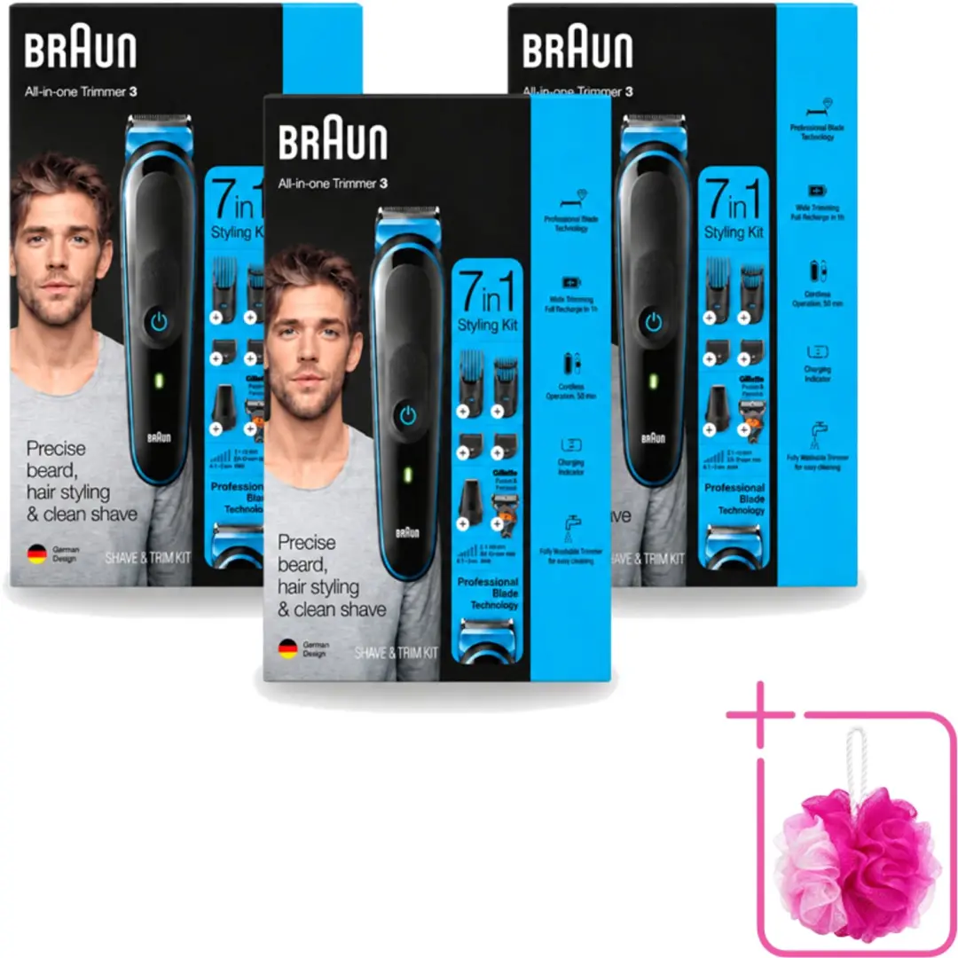 3 x Braun