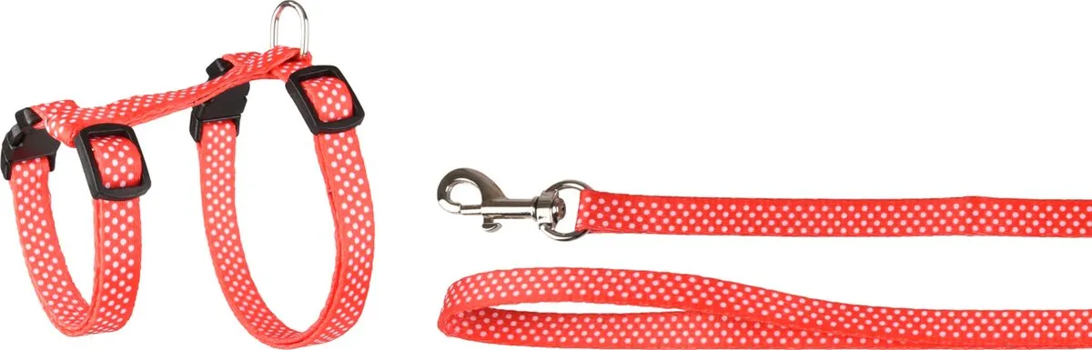 Flamingo Kittenharnas Aiwa - 15-25cm 10mm - Meerdere kleuren