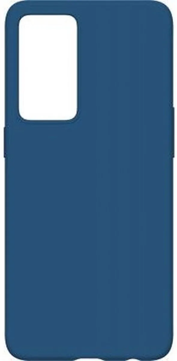OPPO Reno 8 Lite Hard Siliconen Hoesje - Blauw