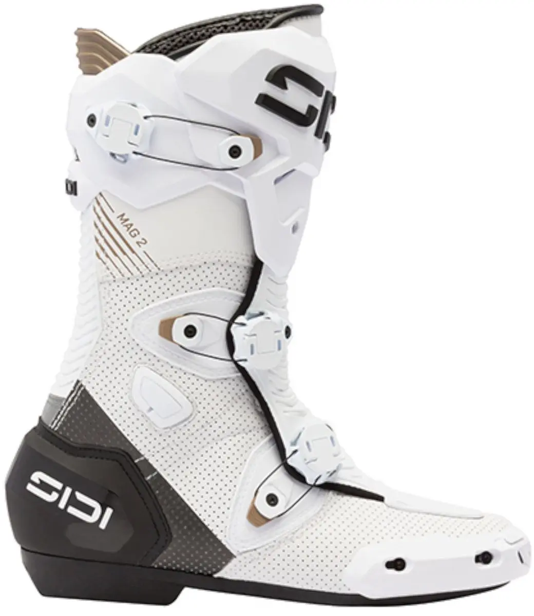 Sidi Mag-2 Air Motorfietslaarzen - Wit/Zwart - afbeelding 2 van 6