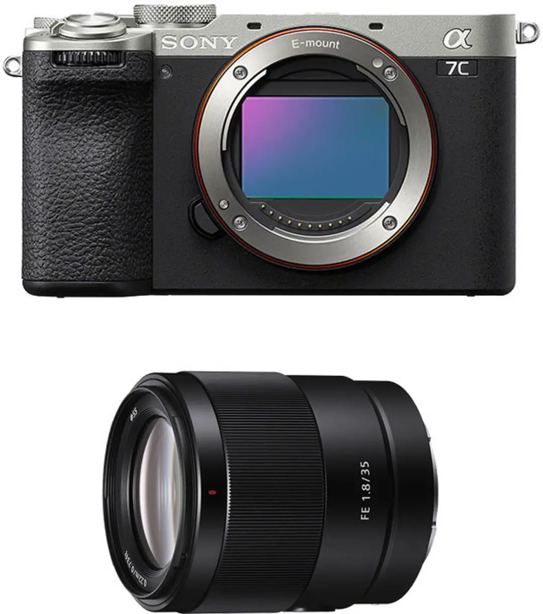 SONY ALPHA 7C II Silber + FE 35mm f/1.8
