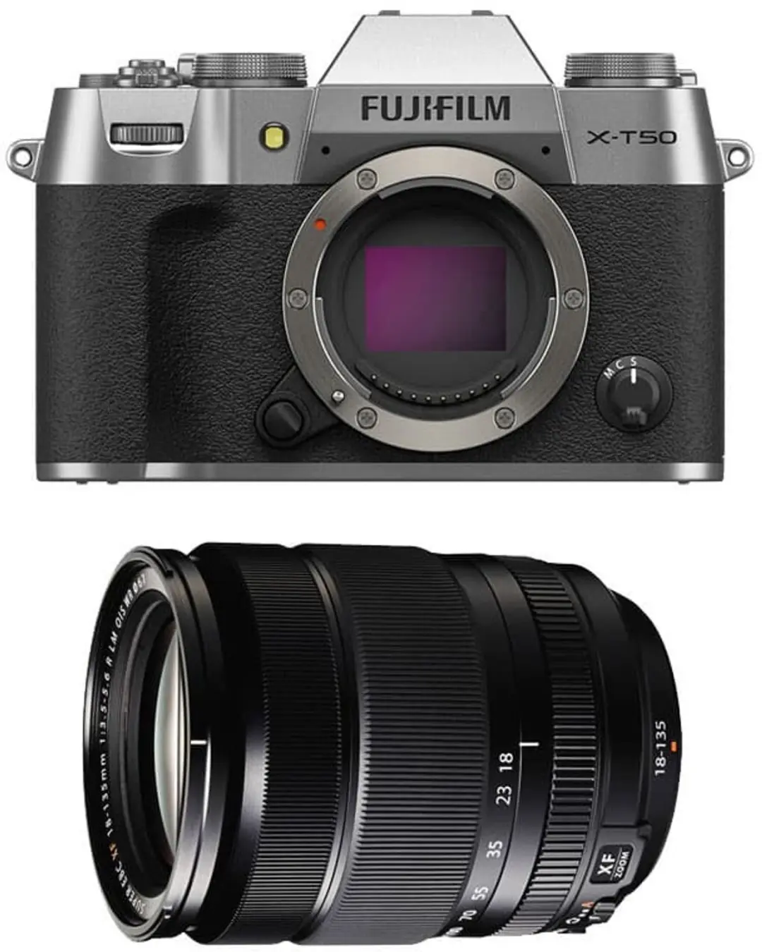 FUJIFILM X-T50 Silber+18-135