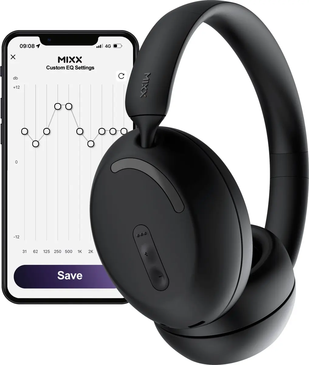 Mixx StreamQ D2 Over-Ear Koptelefoon - Zwart - afbeelding 5 van 6
