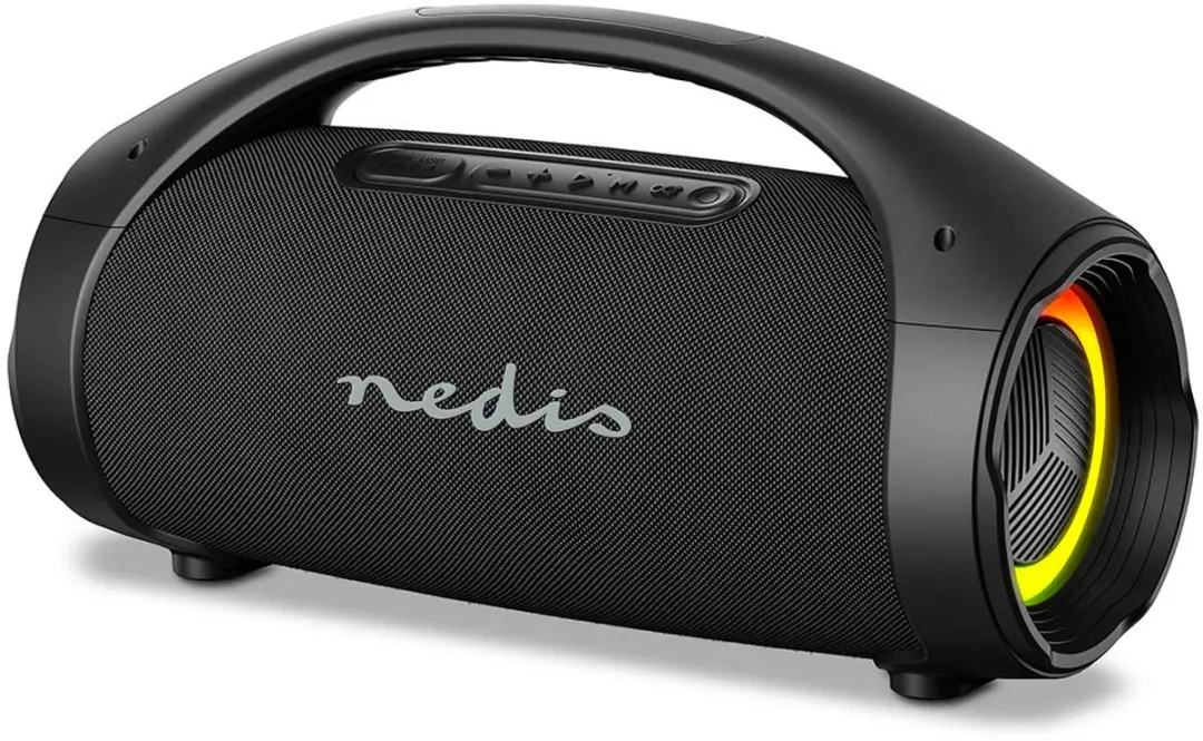 Nedis SPBB415BK Bluetooth Party Boombox 150W - 540 min - Zwart - afbeelding 2 van 5