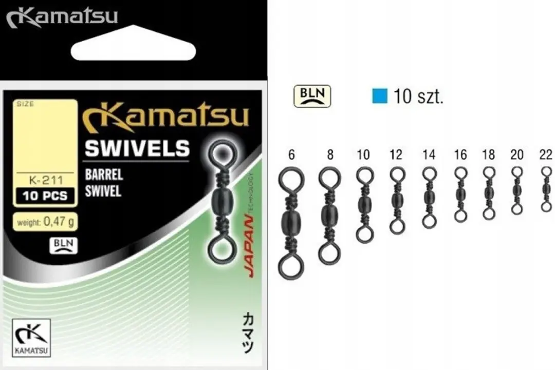 Kamatsu K211 Barrel Swivel Maat 12