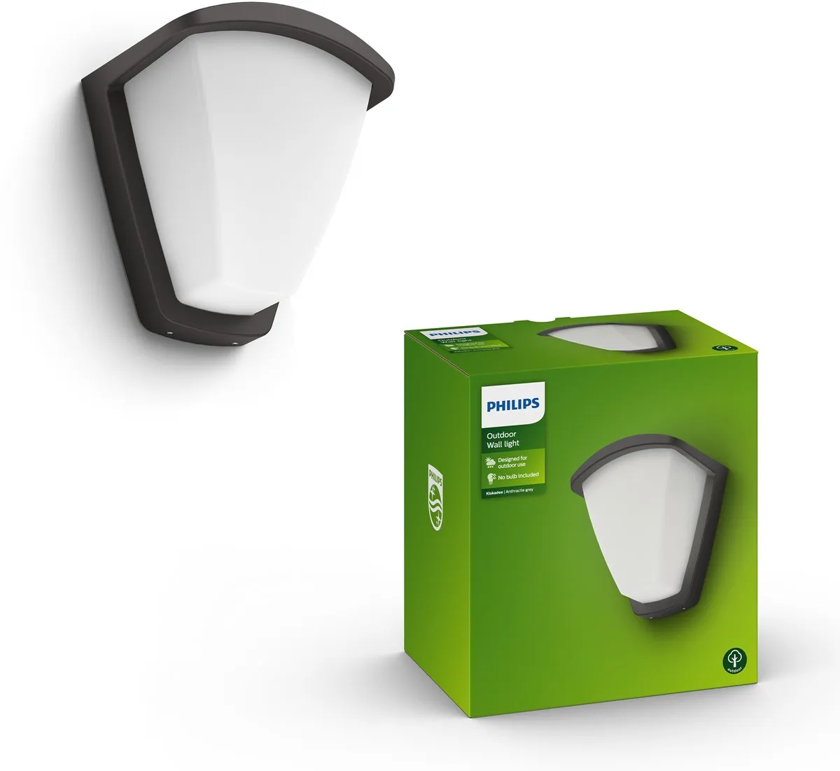 Philips Kiskadee Muurlamp 42W - Grijs