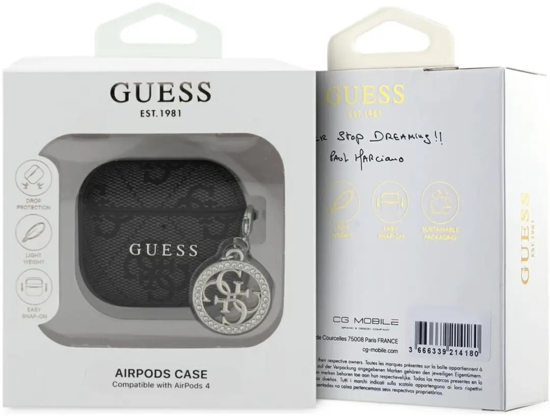 Guess Strass Hoesje AirPods 4 - Transparent - afbeelding 4 van 6