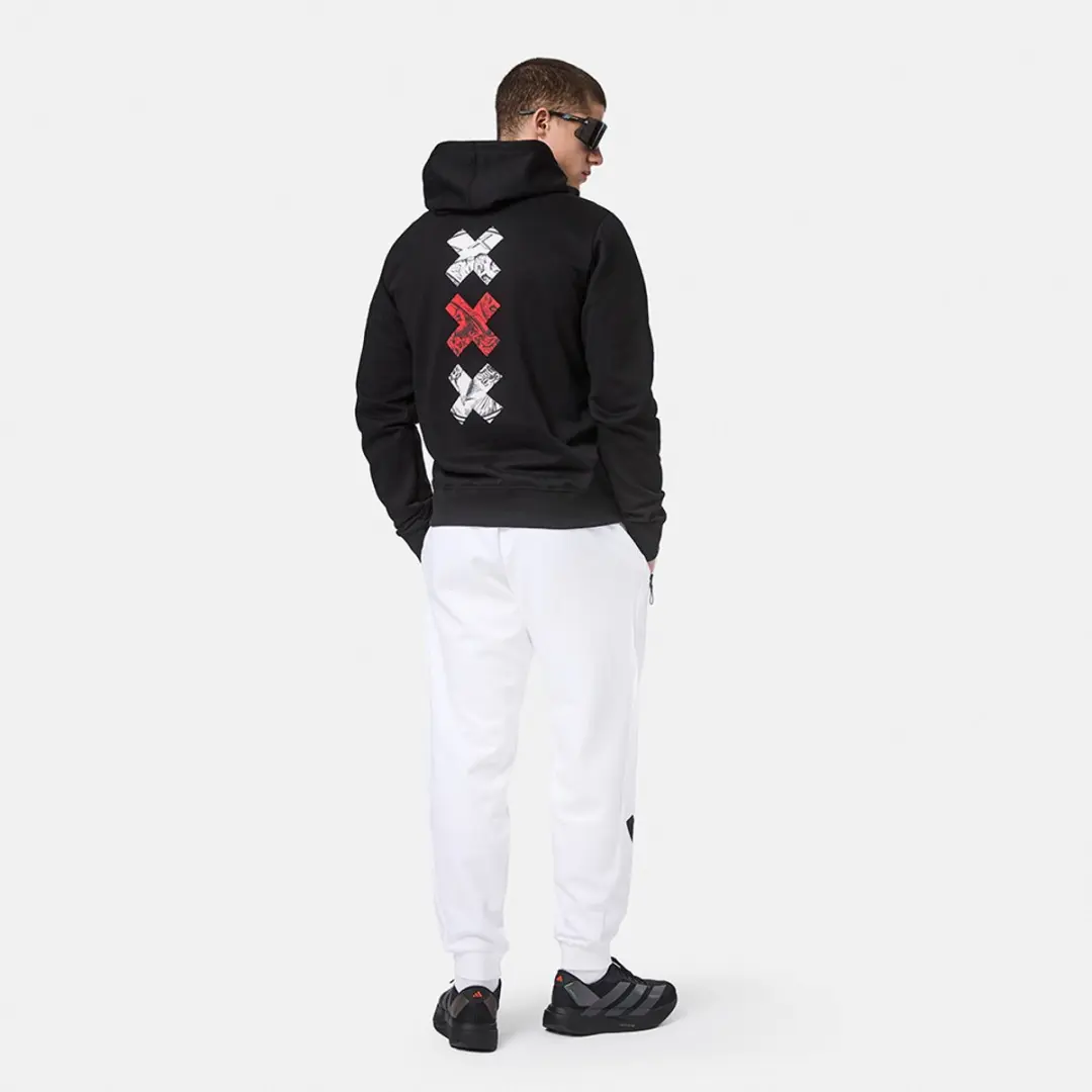 Ajax-hooded sweater zwart kruizen senior - afbeelding 2 van 2