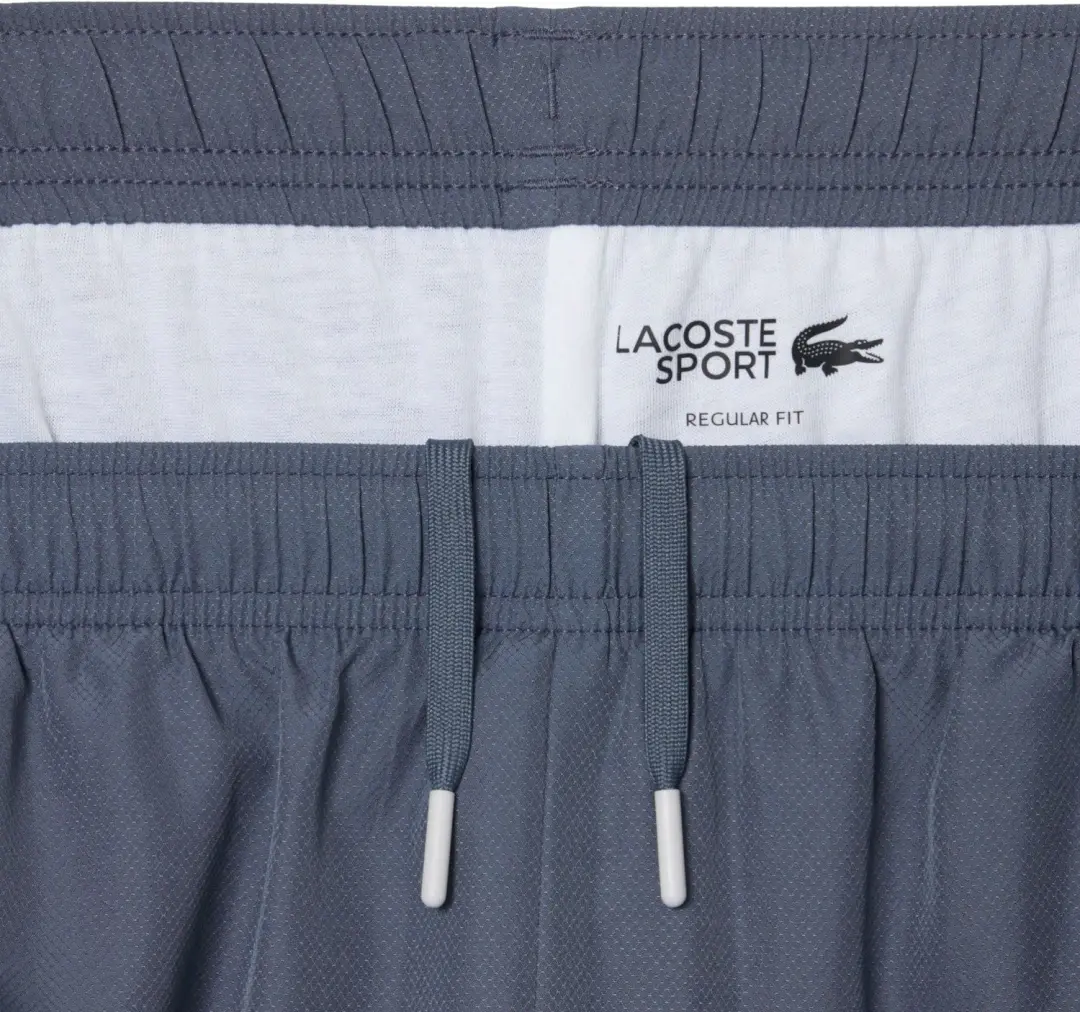 Lacoste Sport Printed Colour-Block Trainingspak - Zwart/Grijs/Blauw - afbeelding 4 van 6