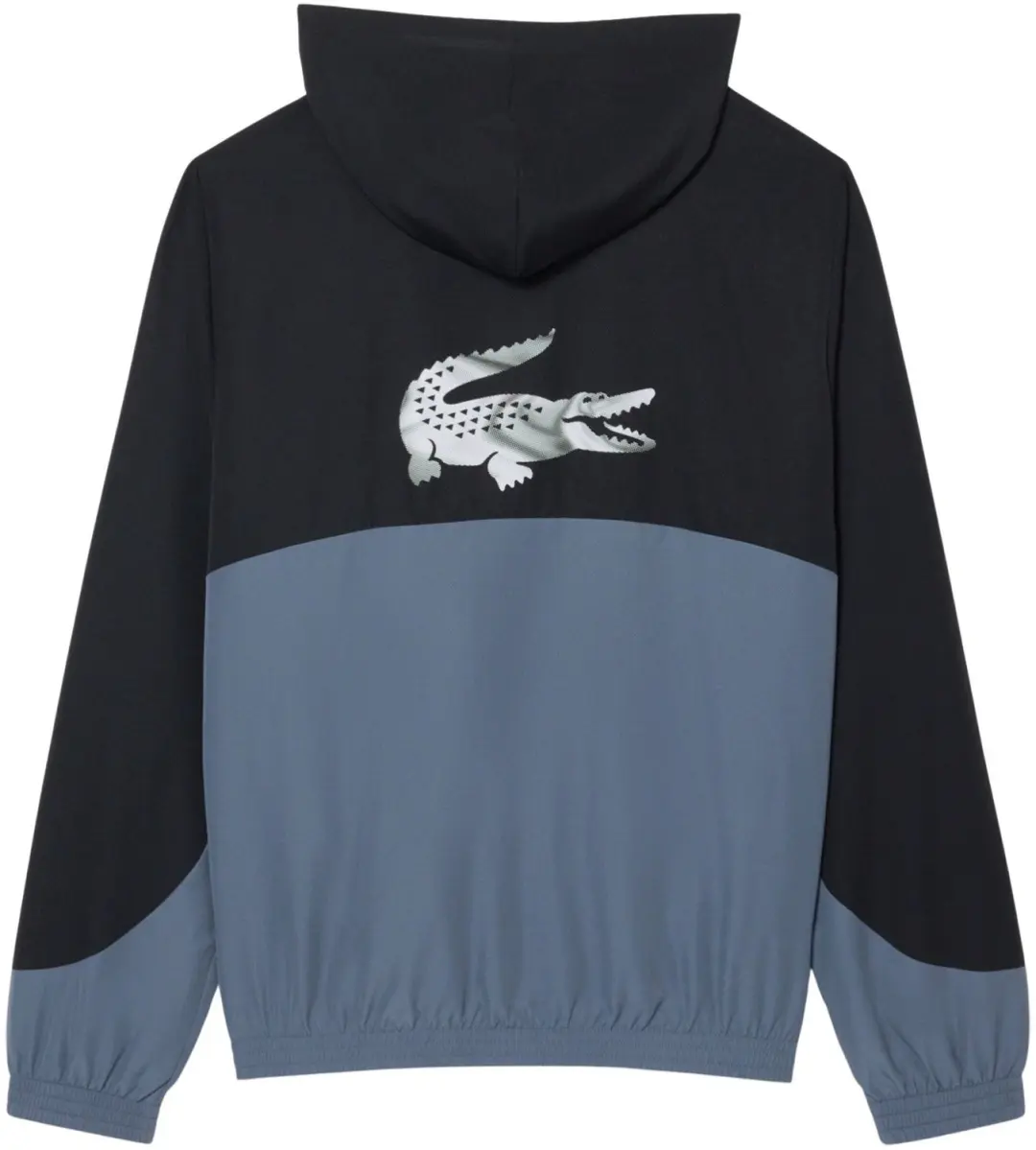 Lacoste Sport Printed Colour-Block Trainingspak - Zwart/Grijs/Blauw - afbeelding 5 van 6