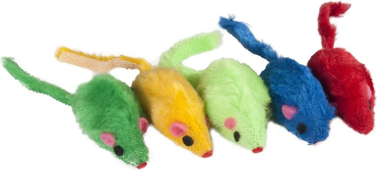 Flamingo Pluche Muis Kattenspeeltjes