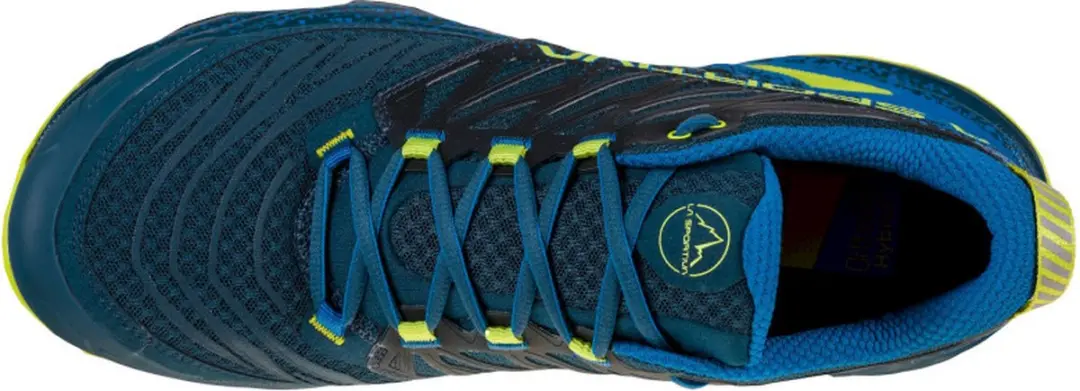 La Sportiva Akasha II Trailrunningschoenen Heren Storm Blue/Lime Punch 43.5 - afbeelding 3 van 6