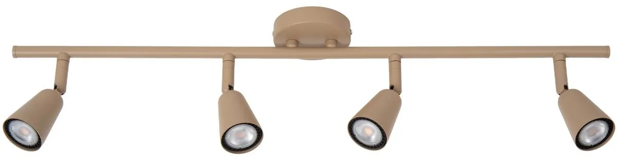 Lucide Tiana Plafondspot 4xGU10 - Taupe