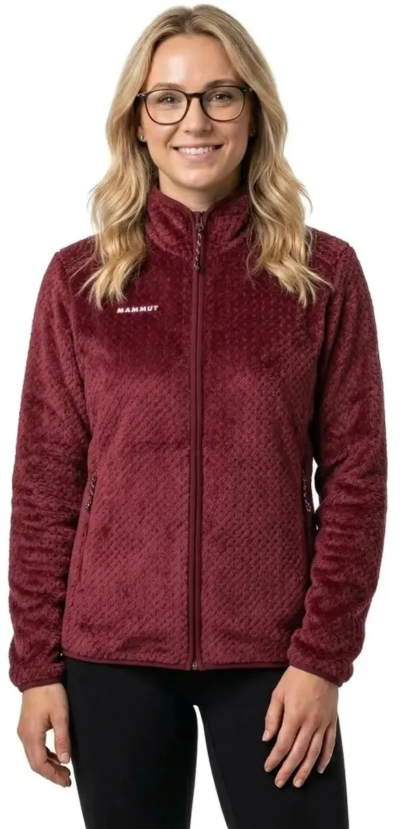 Mammut Innominata Fleece Met Volledige Rits Rood S Vrouw
