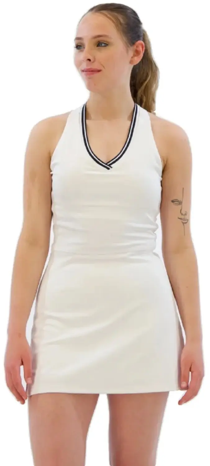 Wilson Tiebreaker Dress Bright White