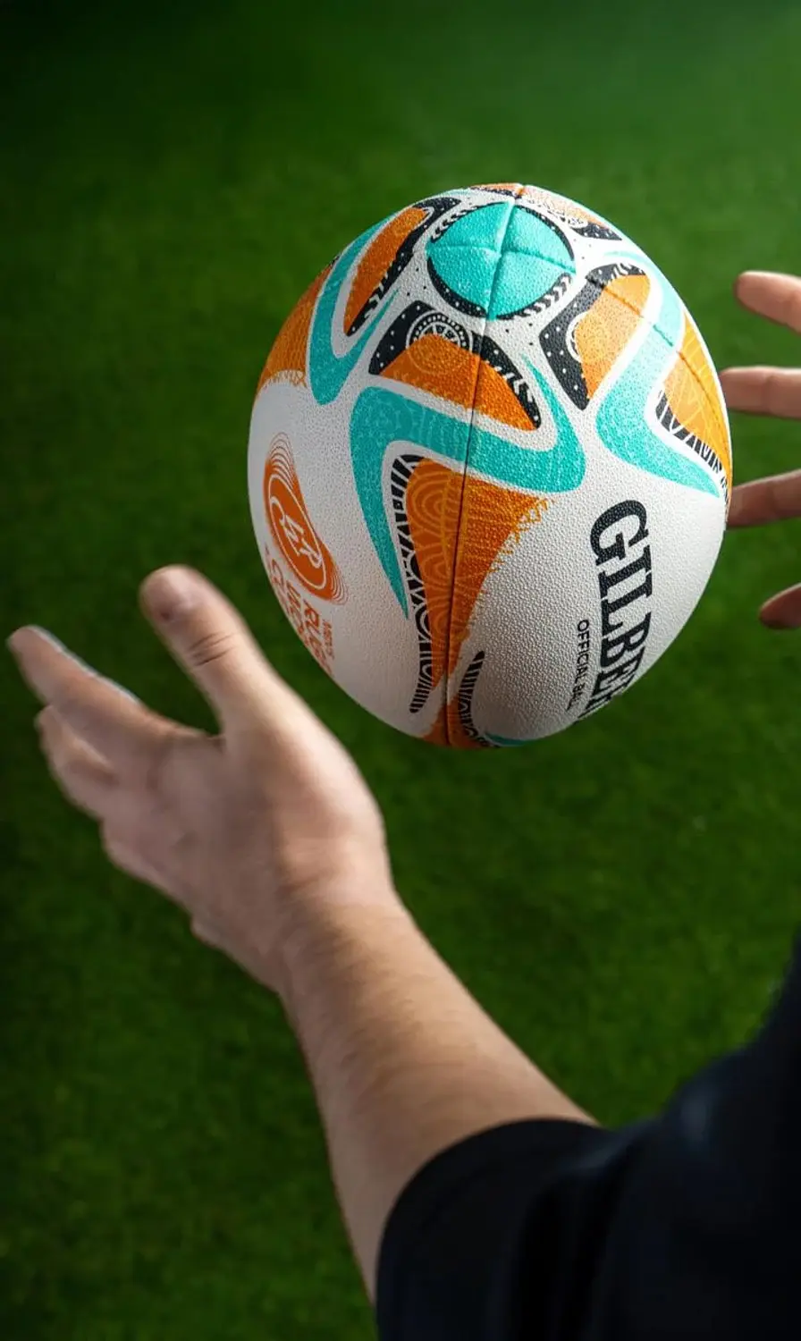 Gilbert Rugbybal RWC27 2027 - Maat 5 - Meerkleurig - afbeelding 3 van 3
