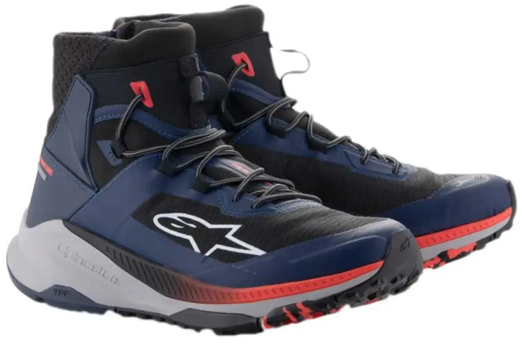 Alpinestars Speedforce XR Motorschoenen 43/44 - Blauw/Zwart/Fluo/Rood/Grijs - afbeelding 5 van 6