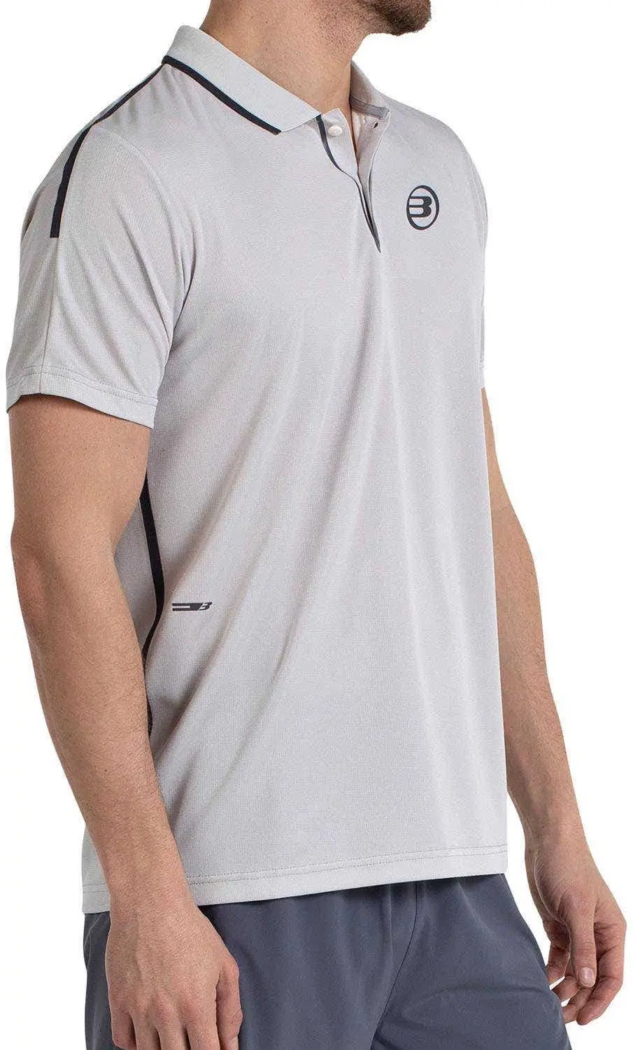 Bullpadel Merte Polo IJsgrijs - L - afbeelding 2 van 3
