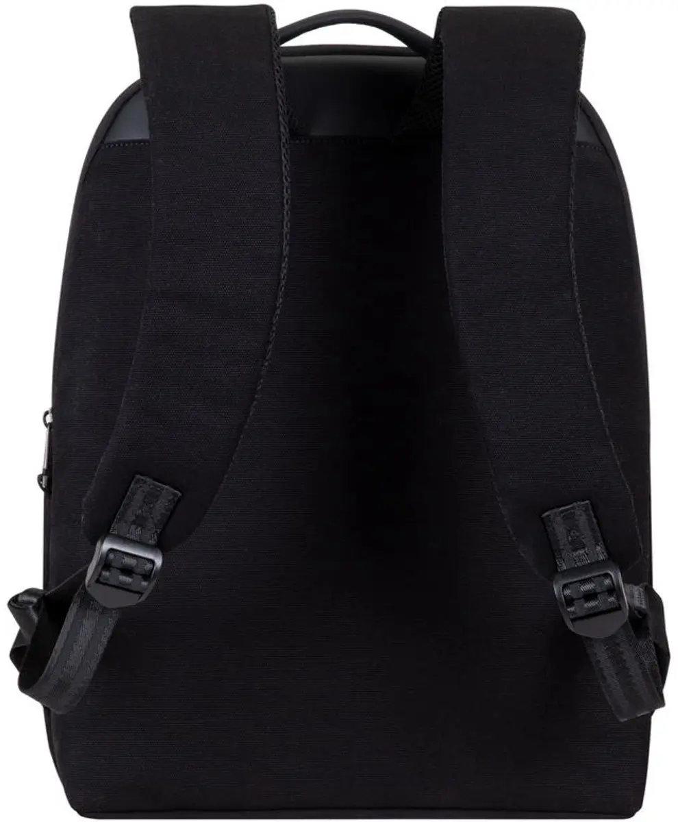 RIVACASE 8524 black canvas urban backpack