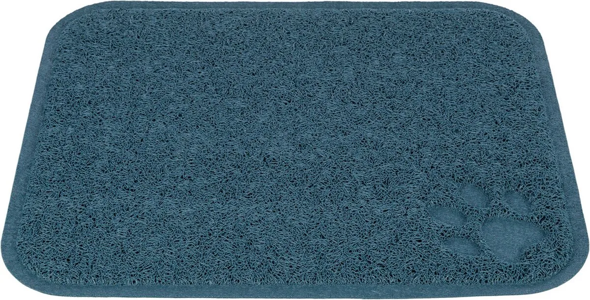 Trixie Schoonloopmat Rechthoekig Blauw 37x45cm