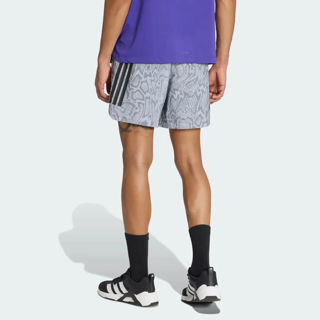 Adidas D4T PrimeLift AOP Short - Grijs - afbeelding 5 van 6